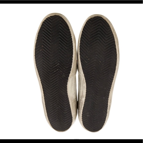 Golden Goose superstar white leather distressed sneaker w/suede toe - Picture 5 of 16